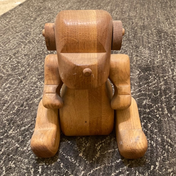 Wooden toy bear - Picture 2 of 5